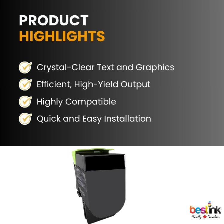 Compatible Lexmark71B10K0 Toner Cartridge