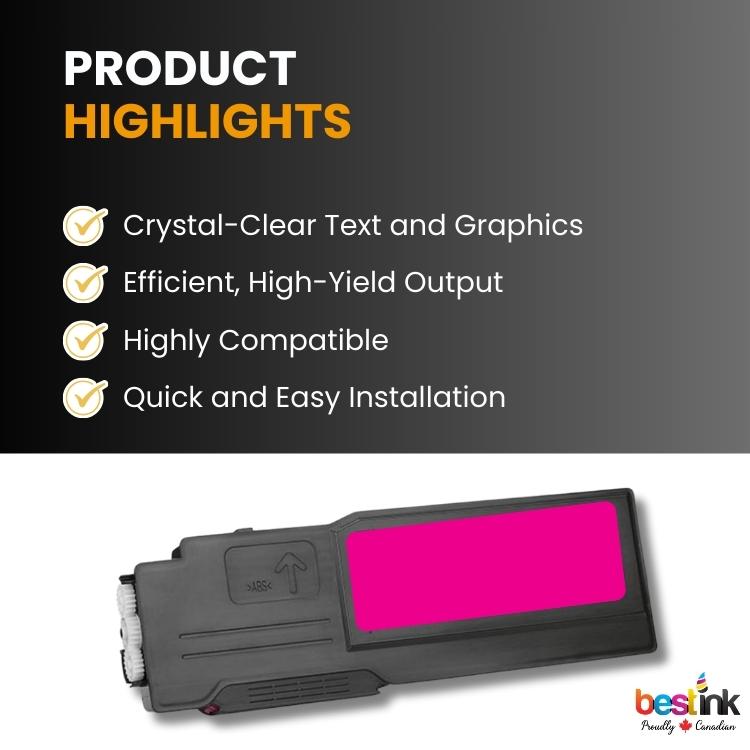 Cartouche de toner noir compatible Xerox 106R01630, 1 paquet