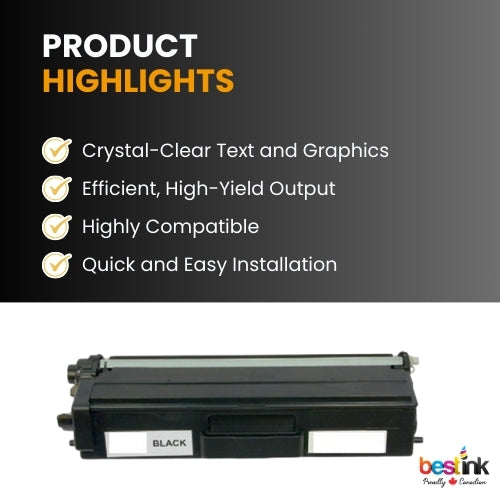 Compatible Brother TN436BK Black Toner Cartridge Extra High Yield ( 1 Pack )