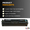 Compatible HP 304A CC530A Black Toner Cartridge Standard Yield