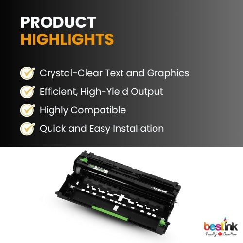 Brother DR820 Compatible Black Drum Unit Standard Yield ( 1 Pack )