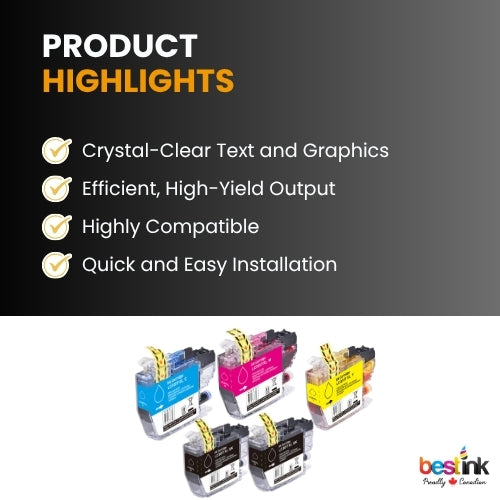 Brother LC3017 Compatibel Ink Cartridge BK/C/M/Y ( 5 Pack ) High Yield