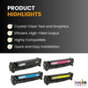 Compatible HP 305A Toner Cartridge Combo BK/C/M/Y Standard Yield (4 Pack)