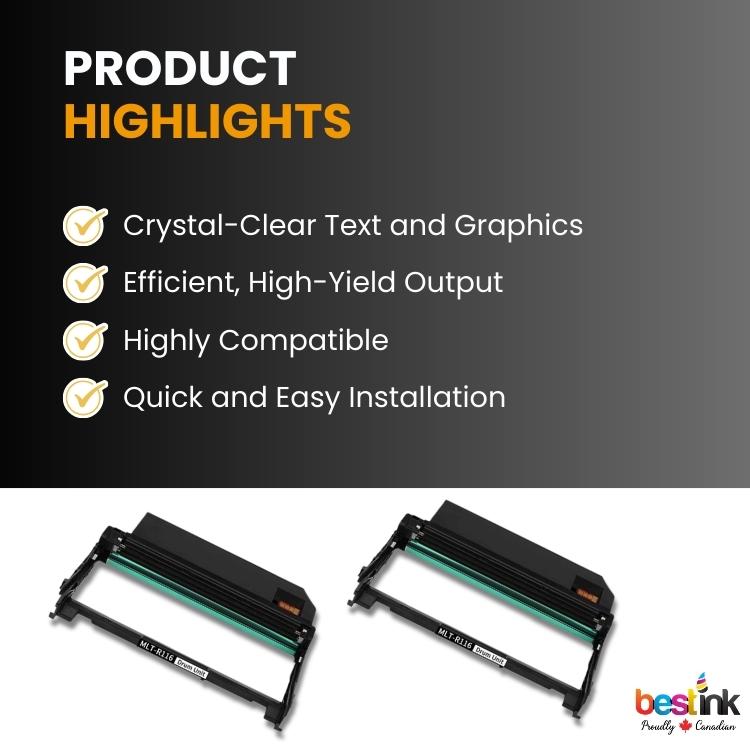 Compatible Samsung MLT-R116 SV134A Drum 2 Pack