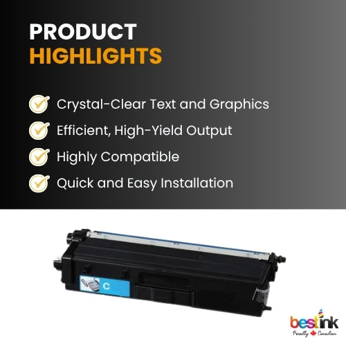 Compatible Brother TN439C Cyan Toner Cartridge Ultra High Yield ( 1 Pack )