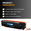 Compatible HP 410X CF411X Cyan Toner Cartridge High Yield