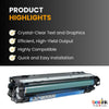 Compatible HP 307A CE741A Cyan Toner Cartridge