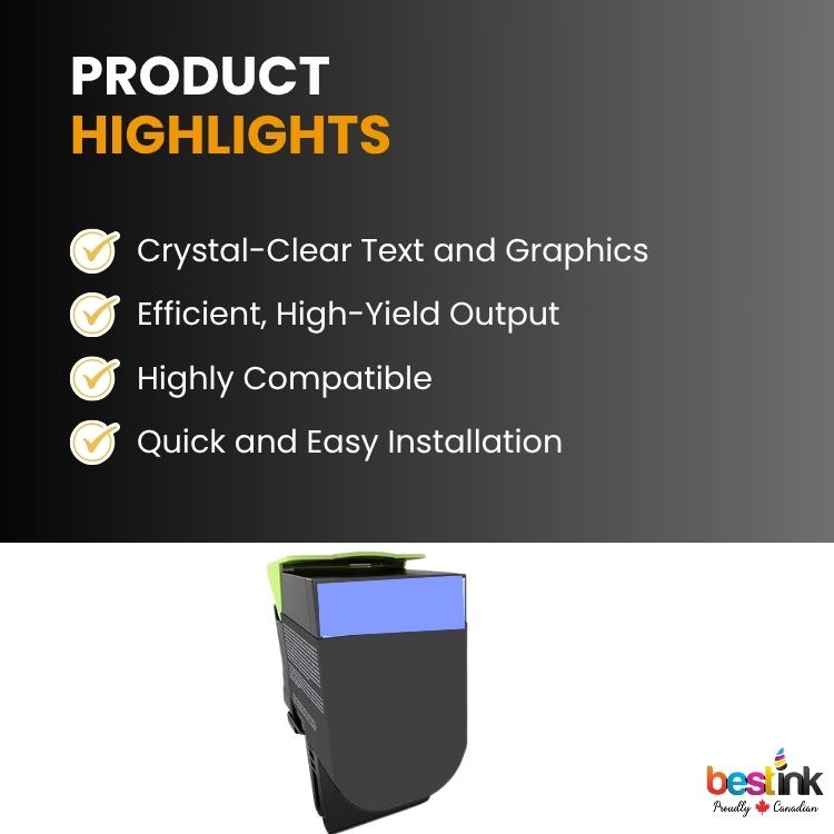Compatible Lexmark71B10C0 Toner Cartridge