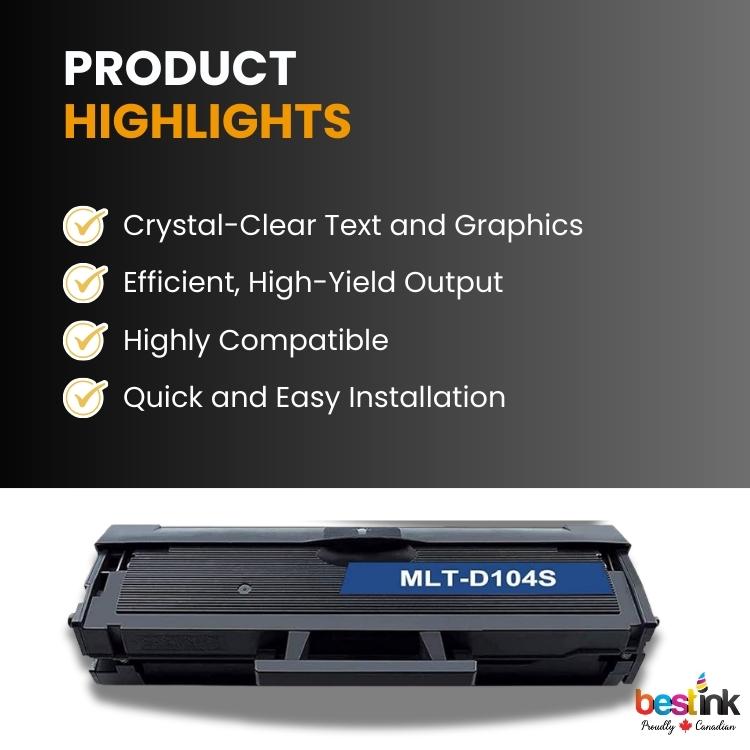Compatible Samsung MLT-D104S 1 Pack