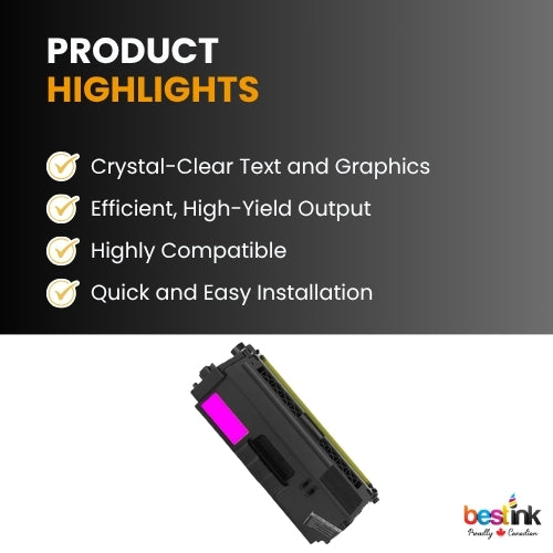 Brother TN336M Compatible Magenta Toner Cartridge High Yield ( 1 Pack )