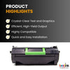 Cartouche de toner noir compatible Lexmark B231000 (1 paquet)