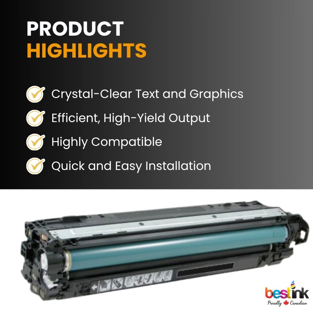 Compatible HP 307A CE740A Black Toner Cartridge