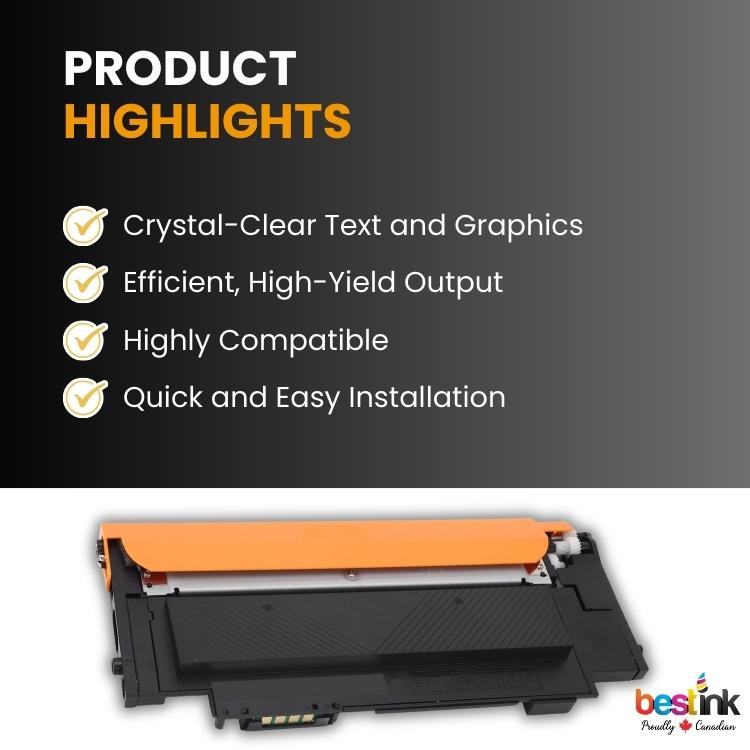 Toner noir compatible Samsung CLT-R409S (1 paquet)
