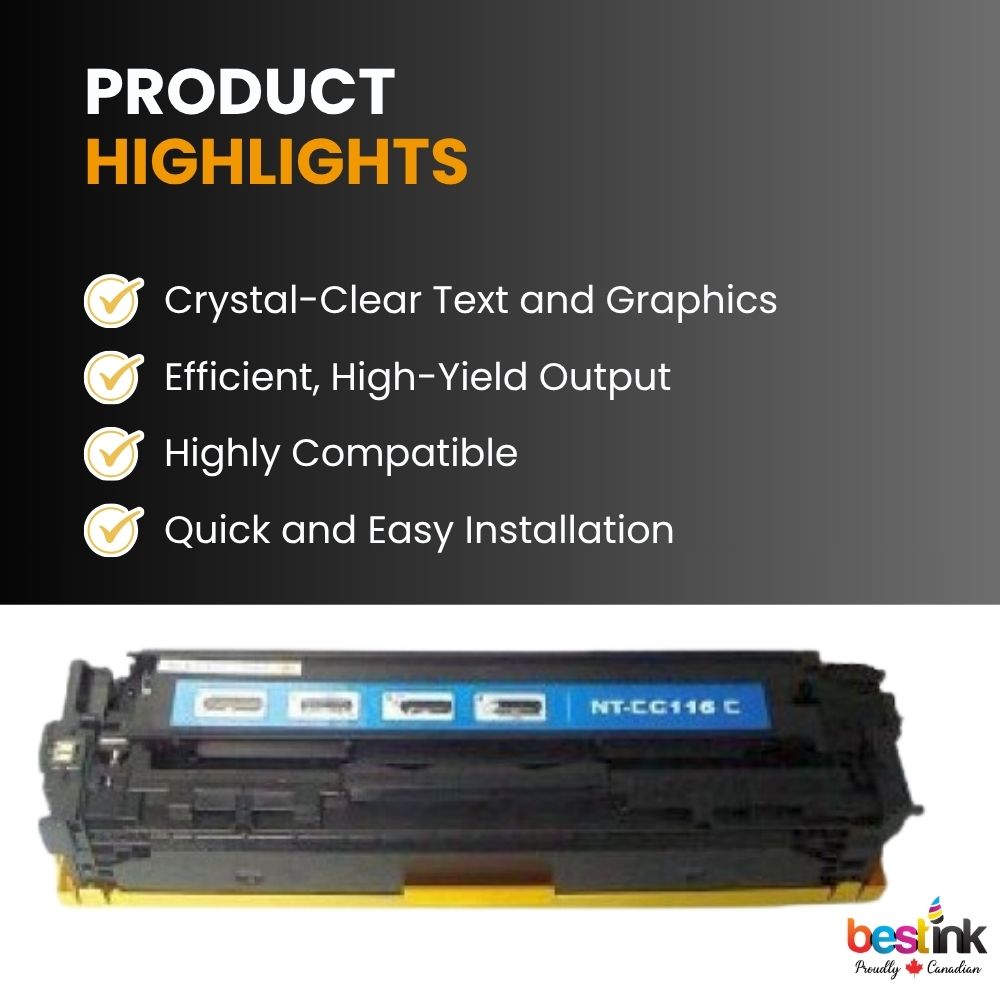 Compatible HP 304A CC531A Cyan Toner Cartridge Standard Yield