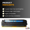 Compatible HP 304A CC531A Cyan Toner Cartridge Standard Yield