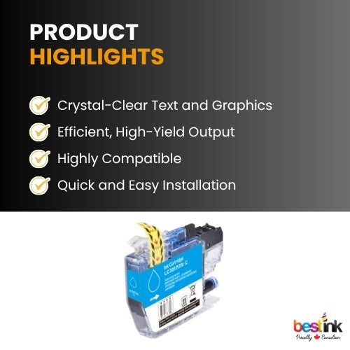 Brother LC3017 Compatibel Ink Cartridge Cyan ( 1 Pack ) High Yield