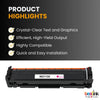 Cartouche de toner magenta haute capacité compatible HP 206X W2113X
