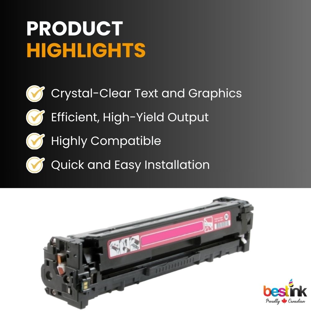 Cartouche de toner magenta compatible HP 131A CF213A