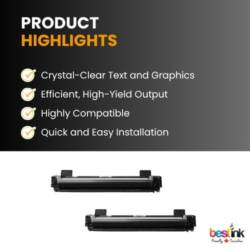 Brother TN1030 TN1060 Compatible Black Toner Combo Cartridge (2 Pack)