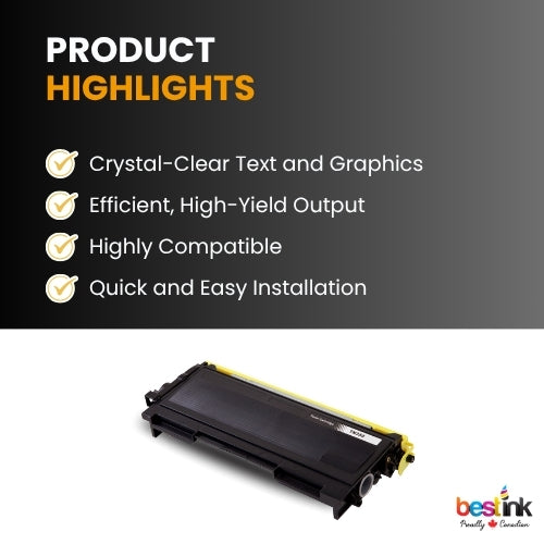 Brother TN350 Compatible Black Toner Cartridge High-Yield ( 1 Pack )