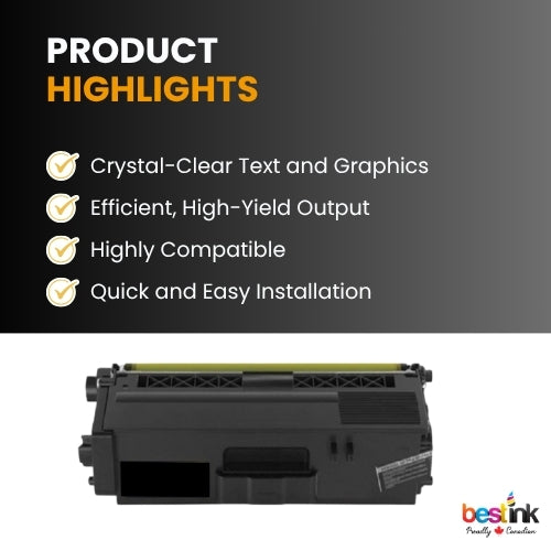 Brother TN336BK Compatible Black Toner Cartridge High Yield