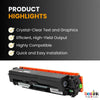 Cartouche de toner noir haute capacité compatible HP 410X CF410X