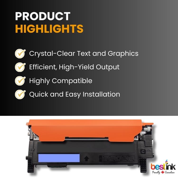 Compatible Samsung CLT-K404S Cyan 1 Pack