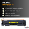 Compatible HP 202X CF502X Yellow Toner Cartridge High Yield