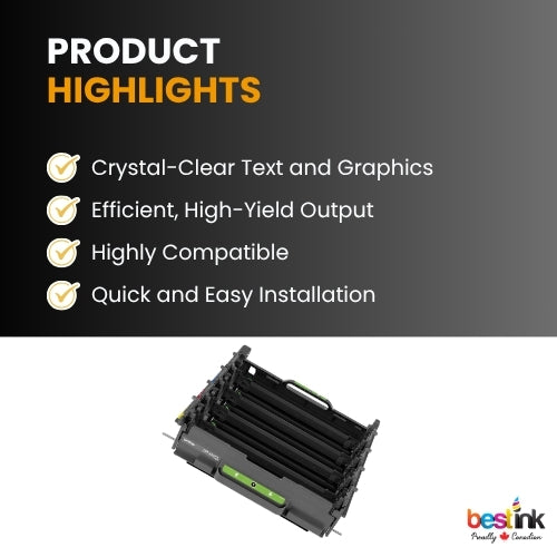 Brother DR431CL Drum Unit BK/C/M/Y ( 4 Pack ) Standard Yield