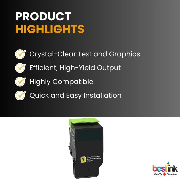 Compatible Lexmark 70C1HCY0 Toner Cartridge
