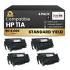 Cartouche de toner noir compatible HP 11A Q6511A (lot de 4)