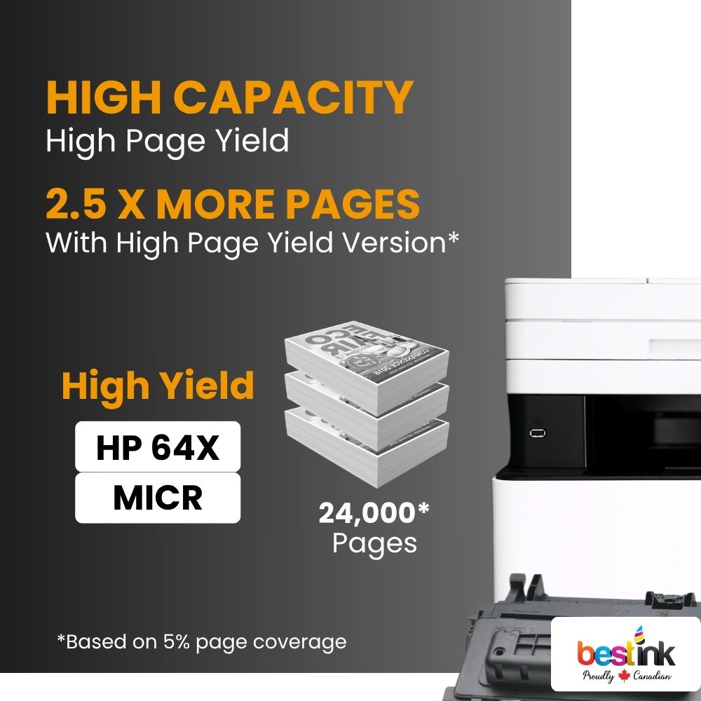 Compatible HP 64X CC364X MICR Black toner Cartridge High Yield