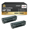 Compatible HP 12X Q2612X Black Toner Cartridge High Yield (2 Pack)
