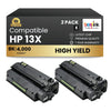 Compatible HP 13X Q2613X Black Toner Cartridge High Yield (2 Pack)