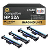 Compatible HP 32A CF232A Black Drum - With Chip (4 Pack)