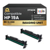 Compatible HP 19A CF219A Black Drum - With Chip (2 Pack)