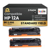 Compatible HP 12A Q2612A Black Toner Cartridge (2 Pack)