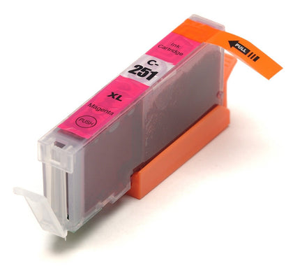 Cartouche d'encre magenta haute capacité compatible Canon CLI-251XL (version haute capacité de la Canon CL-251)