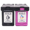 Cartouche d'encre HP 65XL noire et couleur compatible