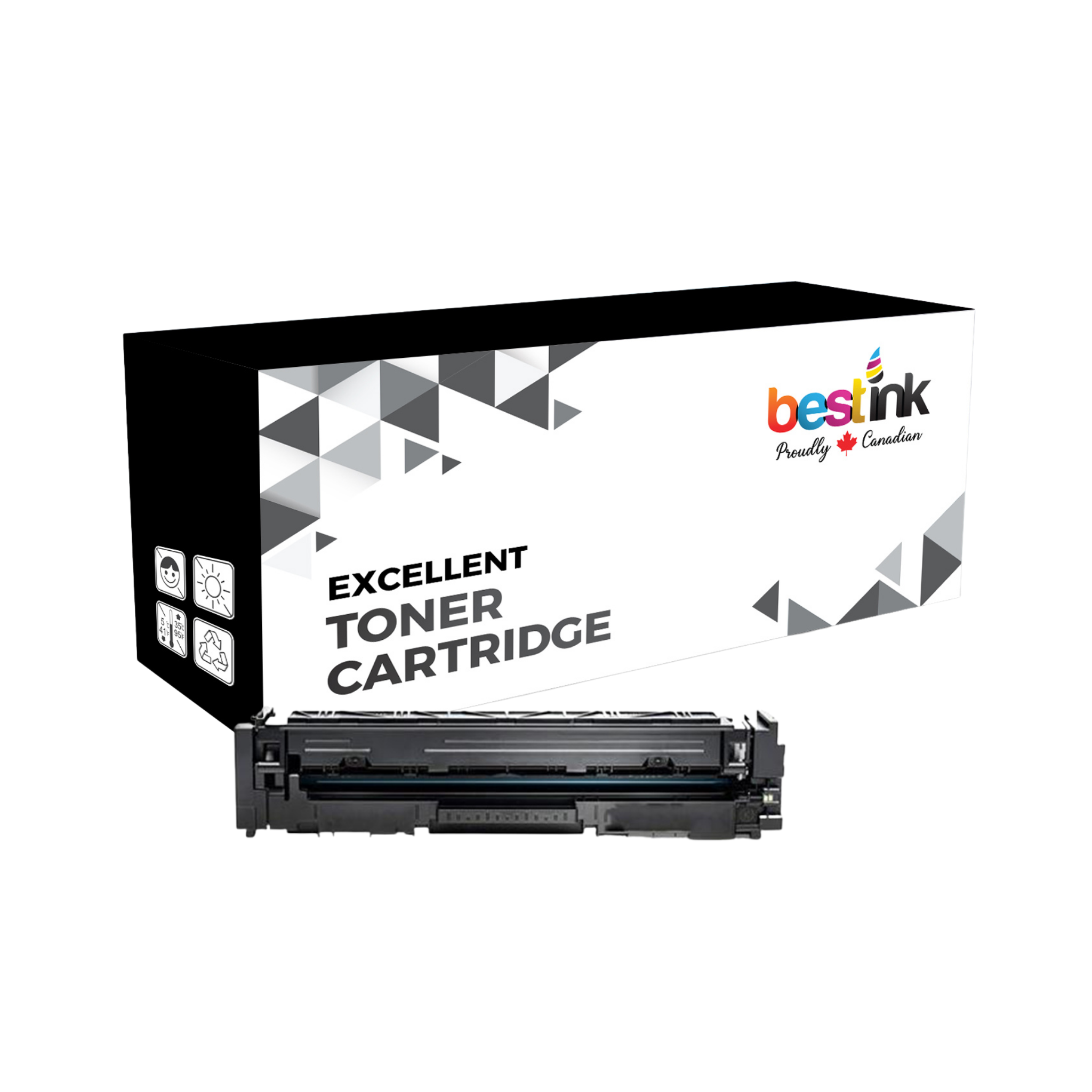 Cartouche de toner noir compatible HP 414A W2020A – avec puce