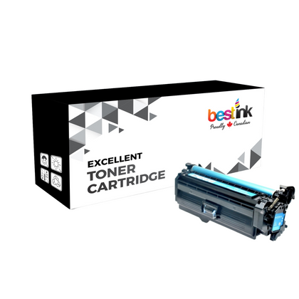 Cartouche de toner cyan compatible HP 648A CE261A