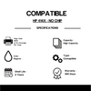 Cartouche de toner magenta haute capacité compatible HP 414X W2020X - Sans puce