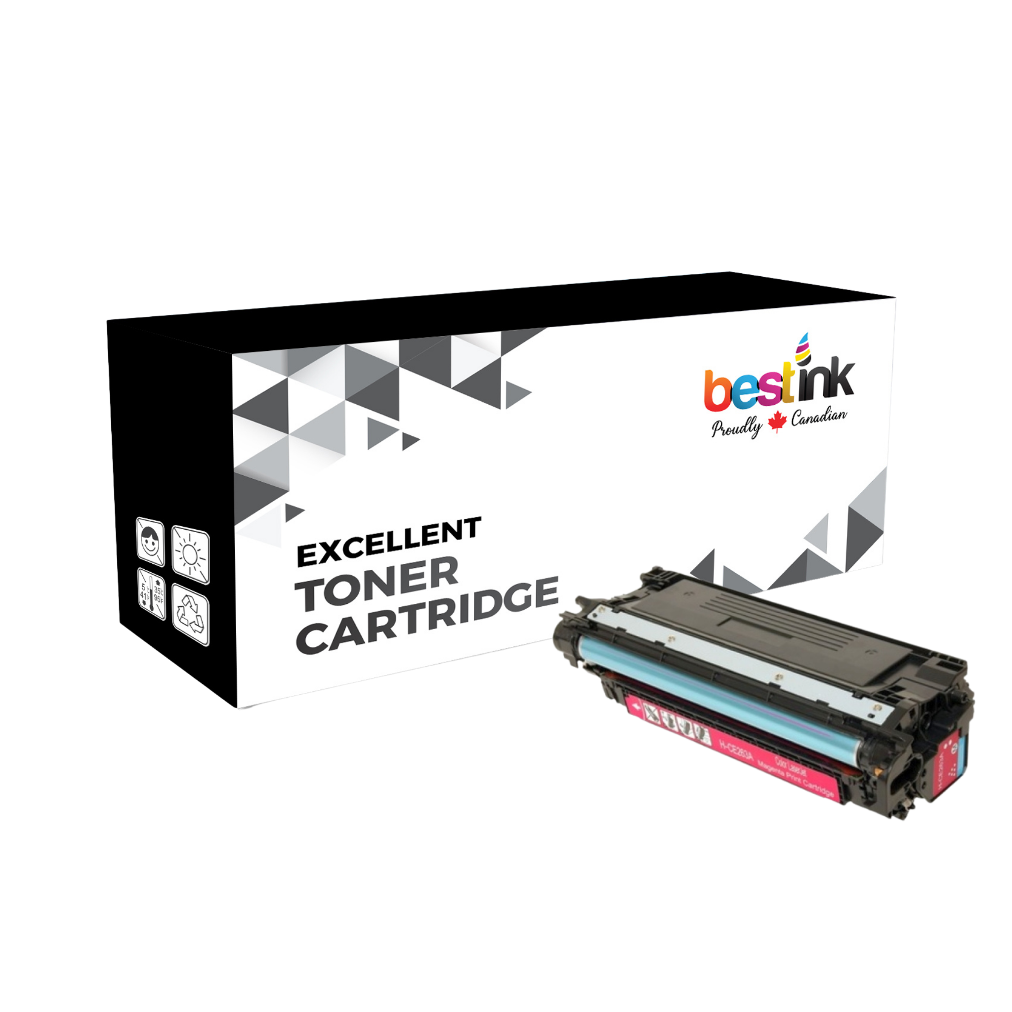 Compatible HP 648A CE263A Magenta Toner Cartridge