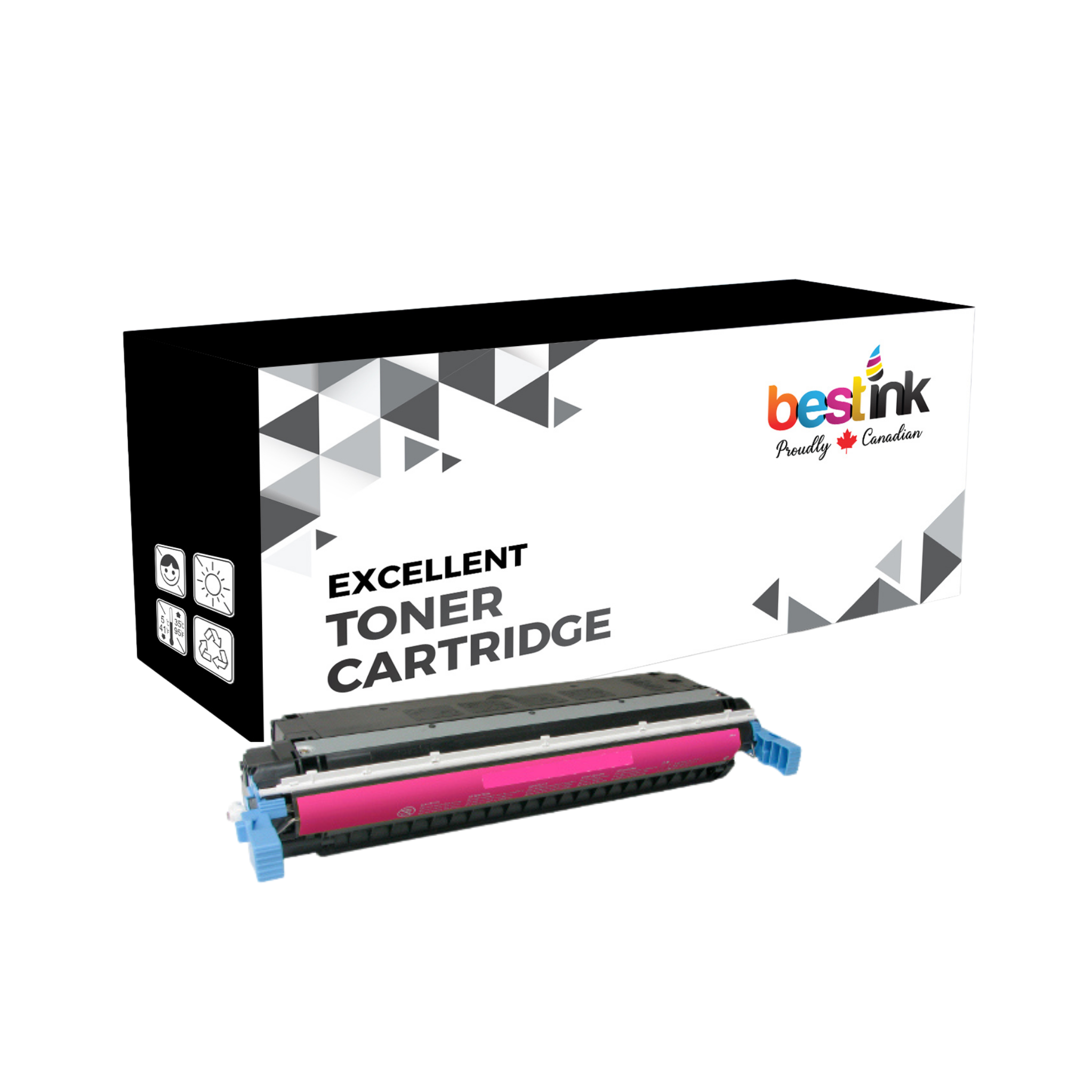 Cartouche de toner magenta compatible HP 645A C9733A