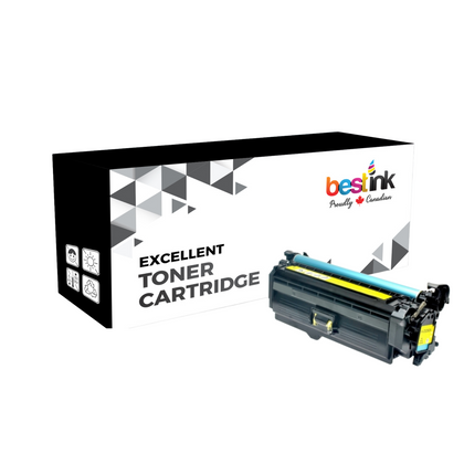 Cartouche de toner jaune compatible HP 648A CE262A