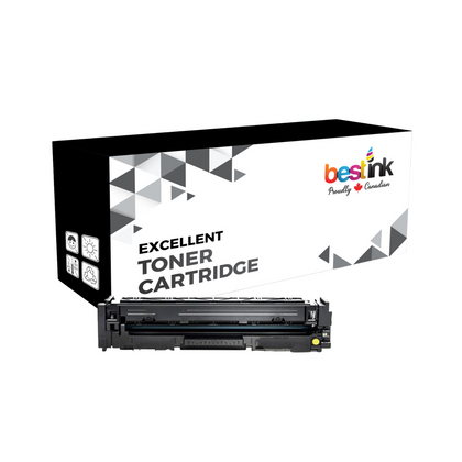 Cartouche de toner jaune haute capacité compatible HP 414X W2020X – Avec puce