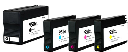 Pack combiné HP 950XL/951XL noir et couleur, nouvelle compatibilité - Haute capacité