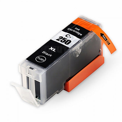 Cartouche d'encre noire haute capacité compatible Canon PGI-250XL (version haute capacité de la Canon PGI 250)