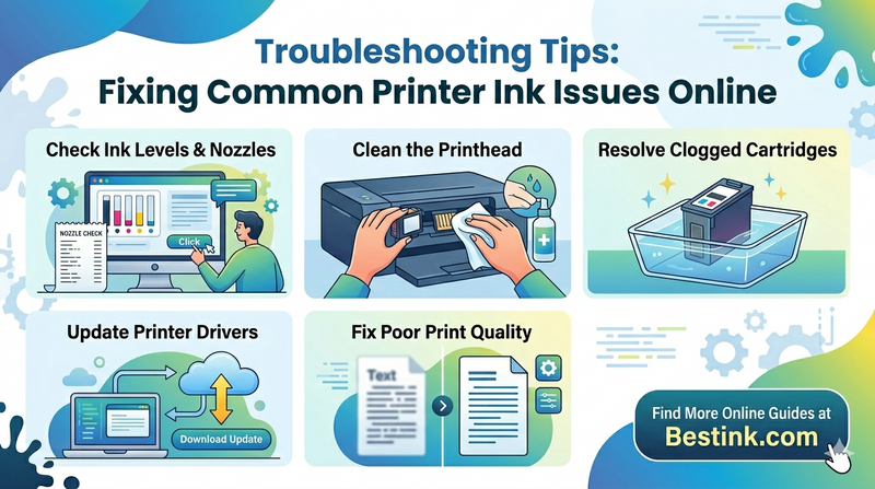 Troubleshooting Tips from Bestink: Fixing Common Printer Ink Issues Online