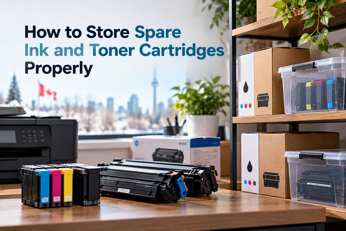 How to Store Spare Ink and Toner Cartridges Properly